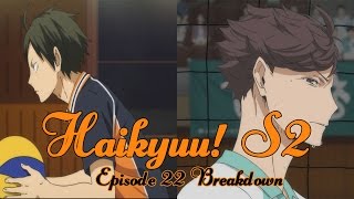 Yamaguchi vs Oikawa  Haikyuu S2 Episode 22 Breakdown [upl. by Tye]