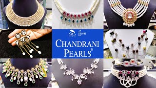 🔥 CHANDRANI PEARLS COLLECTION WITH PRICE 🔥 Wedding Collection To Daily Use 🔥 Latest Pearl Jewellery🔥 [upl. by Aihppa]