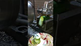 cucumber cutting idea 💡 😄😄😄 lather machine machinetools [upl. by Ierna]