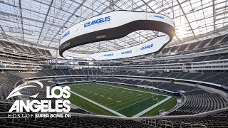 Home of Super Bowl LVI Drone Footage  Los Angeles Super Bowl Host Committee [upl. by Ennahtur]