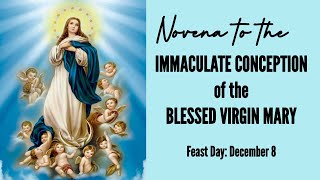 DAY 1  Novena to the IMMACULATE CONCEPTION of the BLESSED VIRGIN MARY [upl. by Eizdnil]