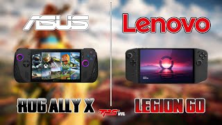 ASUS ROG ALLY X vs LENOVO LEGION GO at 15W vs 30W  Fps vn [upl. by Holms]