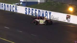 Monadnock Speedway Big Hard Crash Legends Car 727 Short Track Racing [upl. by Wieche]