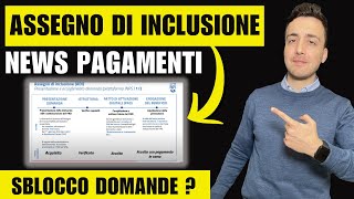 ASSEGNO DI INCLUSIONE news PAGAMENTI febbraio e DOMANDE ACQUISITE Persone svantaggiate e 60 giorni [upl. by Arther777]