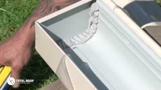 How To Install Gutter Stop End The Roof and Gutter experts wwwtotalroofcomau 03 95576056 [upl. by Ydarb678]