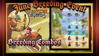 Monster Legends  June Breeding Event  Breeding Combos  Hatching Globrush [upl. by Tibold991]