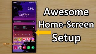 The best Samsung home screen setup useful widgets and layout ideas [upl. by Nels]