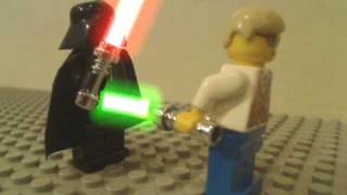 LEGO Lightsaber Battle [upl. by Elleryt6]