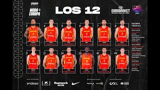 Sergio Scariolo presenta la lista definitiva para el Eurobasket [upl. by Raasch]