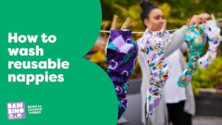 How to wash reusable nappies [upl. by Fugere]