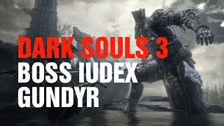 Dark Souls 3  Boss Iudex Gundyr  1080p  PS4 [upl. by Nodnarg]