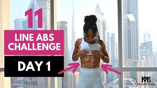 ABS CHALLENGE WORKOUT  Deep Core BURN  DAY 1 [upl. by Modie]