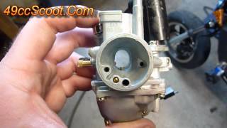 TwoStroke Scooter  ATV Carburetor Settings And Adjustments 1of4  Basics Overview [upl. by Devinne187]