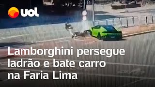 Ladrão rouba Rolex de R 200 mil e é perseguido por Lamborghini em São Paulo veja vídeo [upl. by Honeyman]