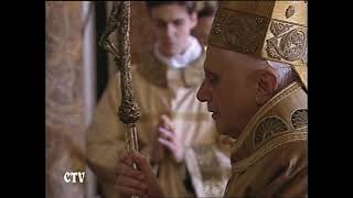 Mass for the inauguration of the Pontificate  BENEDICT XVI 2005 [upl. by Lani]