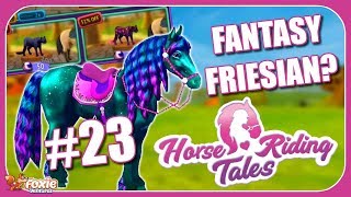 Horse Riding Tales Cosmic Friesian Timelapse [upl. by Eiliah]