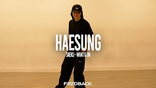 Saeku  WHAT U ON  HAESUNG Choreography [upl. by Bonita]