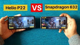 Qualcomm Snapdragon 632 VS Mediatek Helio P22  Which is better for you camparision in hindi [upl. by Nwahsad]