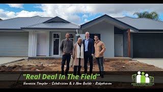 Real Deal In The Field  Vanessa Templer  Subdivision amp 2 New Builds Ridgehaven [upl. by Odine123]