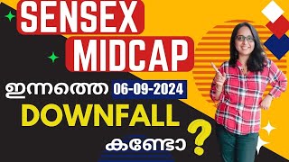 SENSEX amp MIDCAP NIFTY ട്രേഡിങ്ങ് തന്ത്രങ്ങൾ  Downfall ട്രേഡിങ്ങ് എങ്ങനെ Successful ആക്കാം [upl. by Llerreg154]