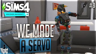 WE MADE A SERVO  Sims 4 Lets Play 8  Discover University Gameplay [upl. by Idnat]