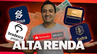 BRADESCO PRIME SELECT PERSONALITÉ ESTILO E SAFRA QUAL A MELHRO CONTA DE ALTA RENDA [upl. by Eelyac]