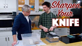 🔪 Knife Expert  How To Sharpen A Knife A Beginners Guide [upl. by Ullman843]