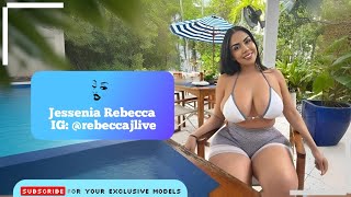 Jessenia Rebecca  Beautiful Curvy Model  Bio amp Trends [upl. by Anahtor]