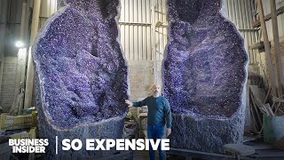 How Miners Find Cut And Transport The Most Expensive Amethysts In The World  So Expensive [upl. by Riobard]