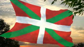 Flag and anthem of the Basque country [upl. by Artema214]