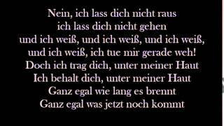 Unter meiner Haut Lyrics  Gestört aber Geil [upl. by Atihcnoc]