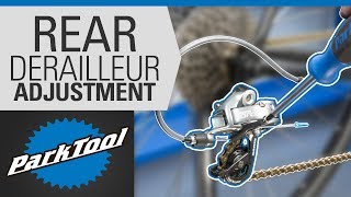 How to Adjust a Rear Derailleur – Limit Screws amp Indexing [upl. by Hola]