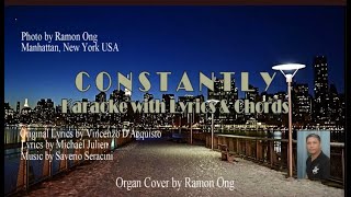 Constantly  Karaoke Cover with Lyrics amp Chords by Ramon Ong constantly cliffrichard karaoke [upl. by Shurwood]