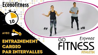 Entrainement Express Cardio par Intervalles  10 Minutes  avec Poids  GoFitness ATHLETIK [upl. by Isaac]