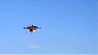 Amazon dévoile un projet de minidrones pour des livraisons [upl. by Tiphanie]