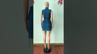 Denim Zipper Cargo Dress jeans fashion ootd fashionstyle style denim outfitideas clothes [upl. by Jorgensen]