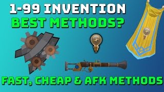 199 Invention Guide Runescape 3 Fast Cheap amp AFK Methods [upl. by Nilak]