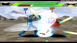 Ninpu Sentai Hurricaneger PS1 Hurricane Blue vs Hurricane Yellow HD [upl. by Lig]