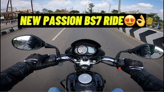 Riding 2023 Passion Plus E20 BS7  Hero Passion 100cc Ride [upl. by Aiekahs973]