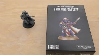 Space Marine Primaris Captain  Unboxing amp Review WH40K [upl. by Emmet]