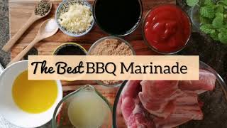 The Best BBQ Marinade Recipe  Barbecue Recipe [upl. by Pessa910]