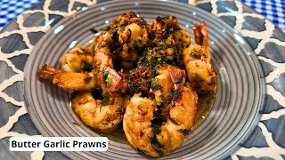 বাটার গার্লিক প্রণ রেসিপি  Butter Garlic Prawns  Cooking Bells [upl. by Akcir]