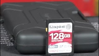 Kingston Canvas React Plus 128GB SD Card Review The V90 Speed amp Value Leader [upl. by Jarrad331]