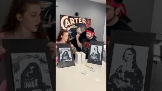 Mona Lisa Challenge ​⁠EmilyFitzGeraldYT  magic Magician Challenge Prank ￼ [upl. by Eizzik]