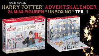 Schleich ® Harry Potter ™ MiniFiguren Adventskalender Serie 1  Wizarding World ™ Unboxing Teil 1 [upl. by Ahsinam18]