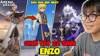 VUX MỘT NGÀY LEO RANK VỚI TẤT CẢ SKIN ENZO ĐẦU MOI ĐẸP NHẤT LIÊN QUÂN MOBILE [upl. by Fabron912]