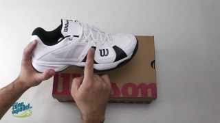 Unboxing Zapatillas Wilson Rush Open negras y blancas 2014 [upl. by Xilef]