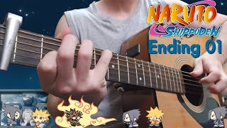 Naruto Shippuden  Ending 1  Nagareboshi Shooting Star Fingerstyle Cover [upl. by Salisbarry]