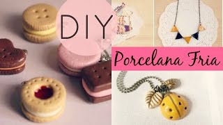 DIY Haz tu porcelana fria sin estufa  LA FORMA más fácill de realizar tus Accesorios Porcelana [upl. by Arquit694]