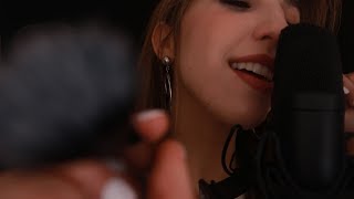 ASMR UPCLOSE amp SENSITIVE  Subtle Mouth Sounds amp Face Brushing [upl. by Haibot]